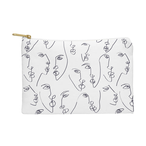 Jacqueline Maldonado Twin Flames Black and White Pouch