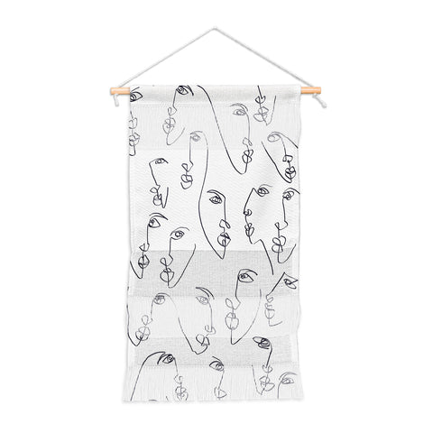 Jacqueline Maldonado Twin Flames Black and White Wall Hanging Portrait