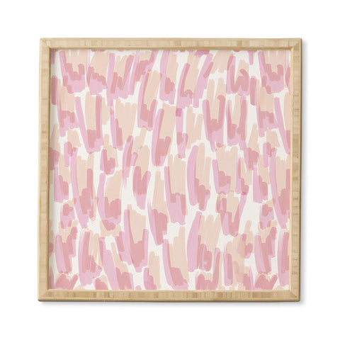 Jacqueline Maldonado Twin Flames Brushstrokes Framed Wall Art