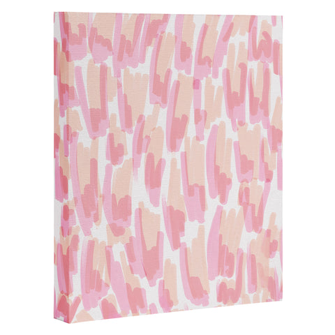 Jacqueline Maldonado Twin Flames Brushstrokes Art Canvas