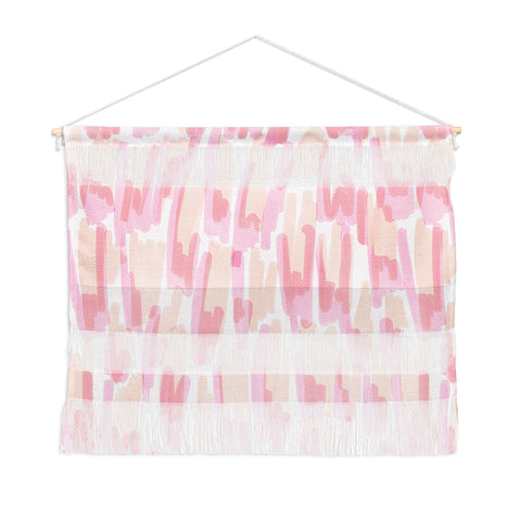 Jacqueline Maldonado Twin Flames Brushstrokes Wall Hanging Landscape