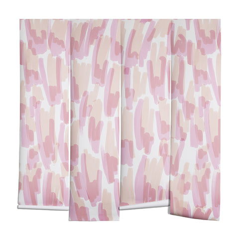 Jacqueline Maldonado Twin Flames Brushstrokes Wall Mural