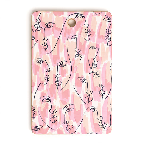 Jacqueline Maldonado Twin Flames Cutting Board Rectangle