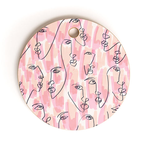 Jacqueline Maldonado Twin Flames Cutting Board Round
