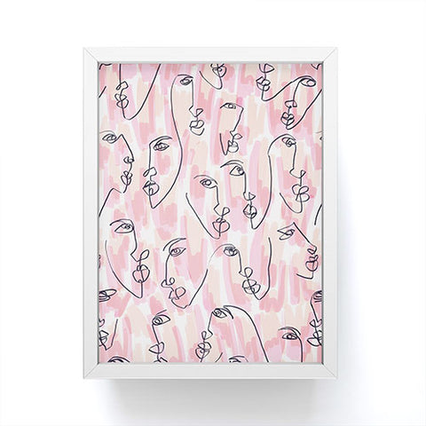 Jacqueline Maldonado Twin Flames Framed Mini Art Print