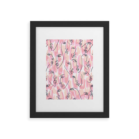 Jacqueline Maldonado Twin Flames Framed Art Print