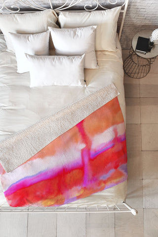 Jacqueline Maldonado Undertow 1 Fleece Throw Blanket