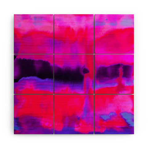 Jacqueline Maldonado Undertow Inverse Wood Wall Mural