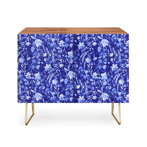 Jacqueline Maldonado Upside Floral Navy Blue Credenza