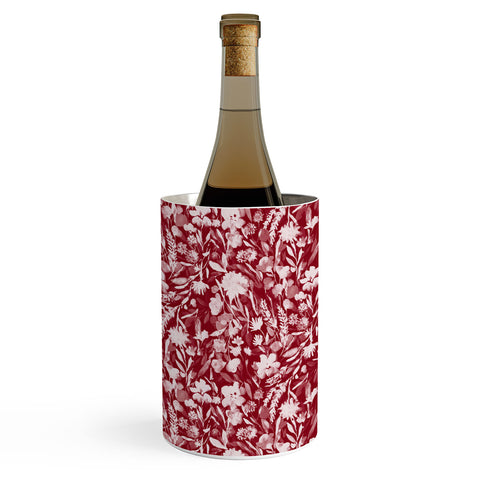 Jacqueline Maldonado Upside Floral Winter Red Wine Chiller