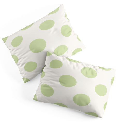 Jacqueline Maldonado Vintage Dot Pale Green Pillow Shams