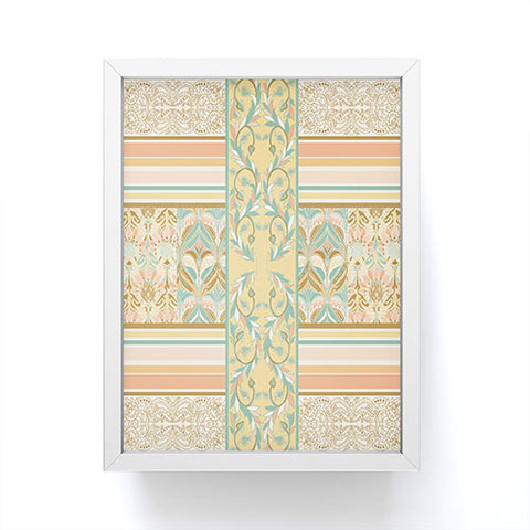 Jacqueline Maldonado Vintage Stripe Framed Mini Art Print