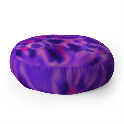 Jacqueline Maldonado Violet Flame Floor Pillow Round