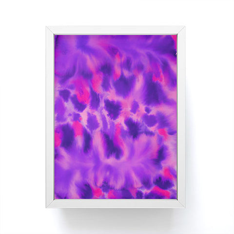 Jacqueline Maldonado Violet Flame Framed Mini Art Print