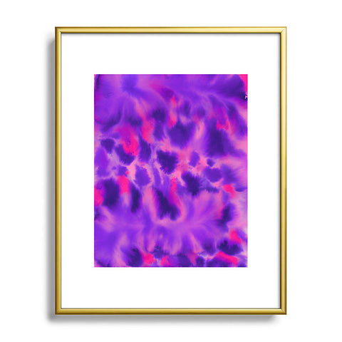 Jacqueline Maldonado Violet Flame Metal Framed Art Print