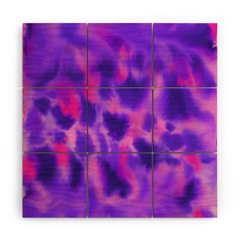 Jacqueline Maldonado Violet Flame Wood Wall Mural