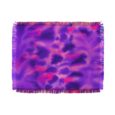 Jacqueline Maldonado Violet Flame Throw Blanket