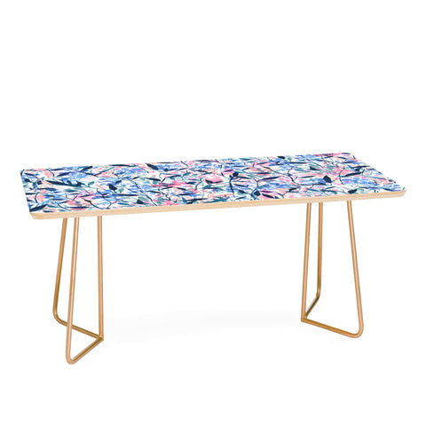 Jacqueline Maldonado Wandering Wildflowers Blue Coffee Table