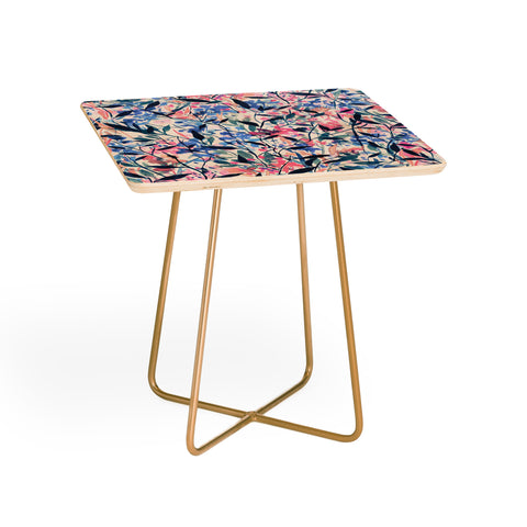 Jacqueline Maldonado Wandering Wildflowers Blue Side Table