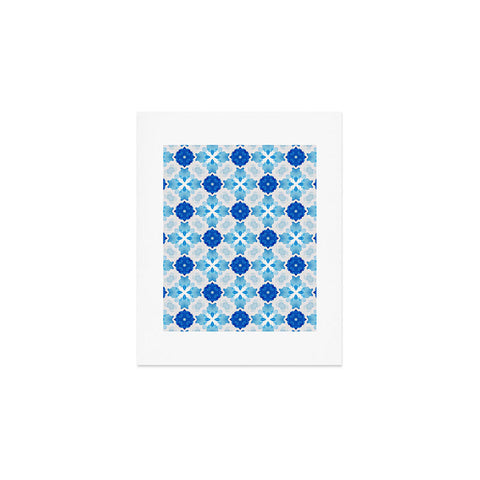 Jacqueline Maldonado Watercolor Geometry Blue Art Print