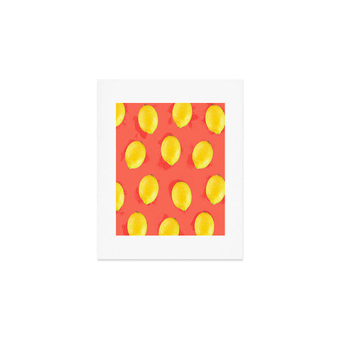 Jacqueline Maldonado Watercolor Lemons Art Print