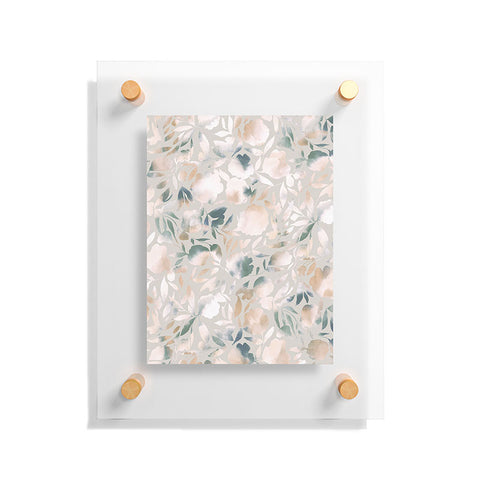 Jacqueline Maldonado Watercolor Papercut Gray Floating Acrylic Print