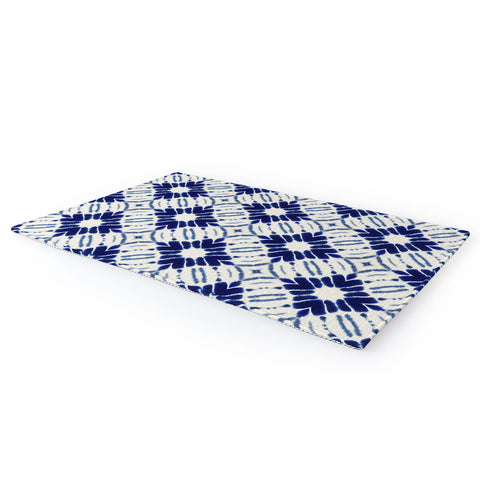 Jacqueline Maldonado Watercolor Shibori Blue Area Rug