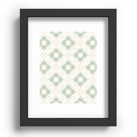 Jacqueline Maldonado Watercolor Shibori Boho Recessed Framing Rectangle