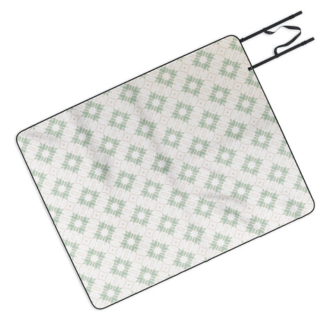 Jacqueline Maldonado Watercolor Shibori Boho Picnic Blanket