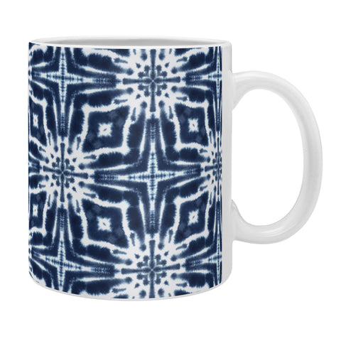 Jacqueline Maldonado Watercolor Shibori Indigo Coffee Mug