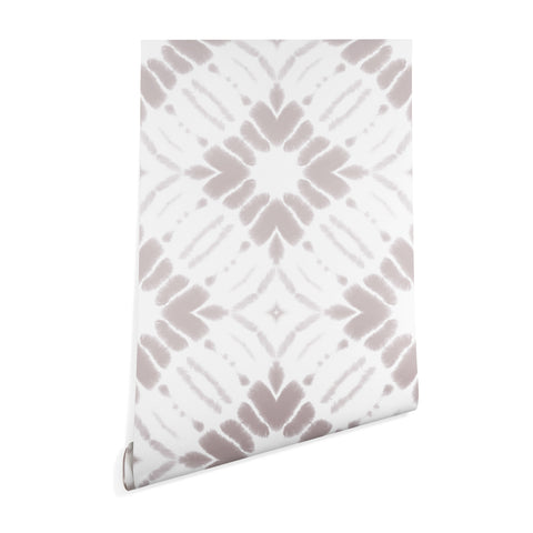 Jacqueline Maldonado Watercolor Shibori Taupe Wallpaper
