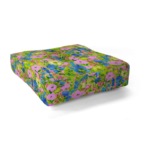 Jacqueline Maldonado Wild Garden Lime Floor Pillow Square