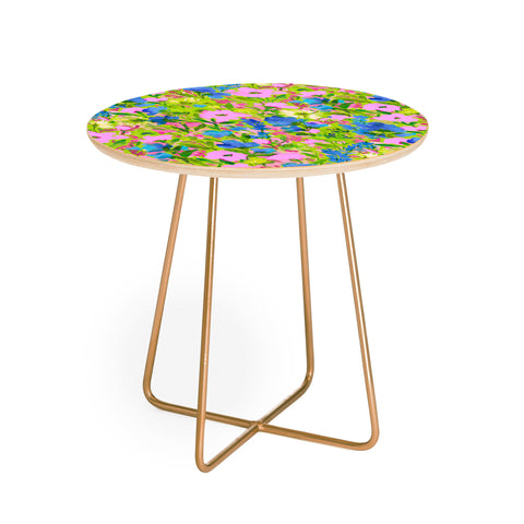 Jacqueline Maldonado Wild Garden Lime Round Side Table