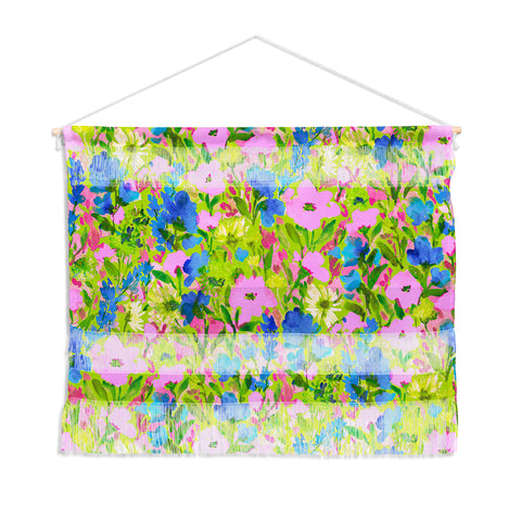 Jacqueline Maldonado Wild Garden Lime Wall Hanging Landscape