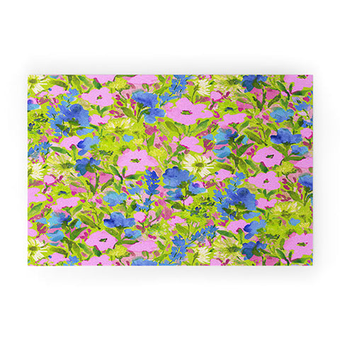 Jacqueline Maldonado Wild Garden Lime Welcome Mat
