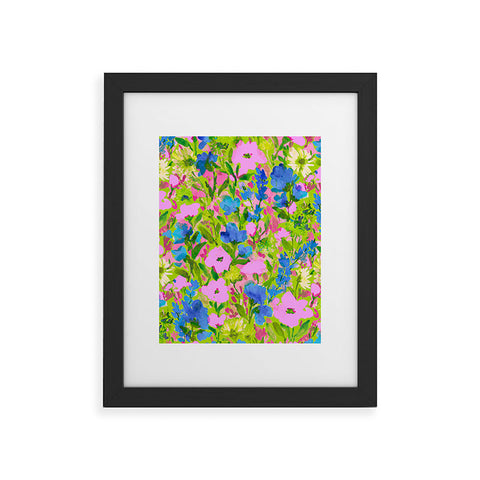 Jacqueline Maldonado Wild Garden Lime Framed Art Print