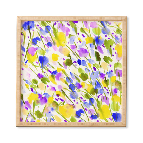 Jacqueline Maldonado Wild Nature Yellow Framed Wall Art