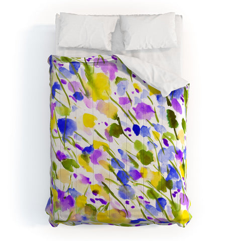 Jacqueline Maldonado Wild Nature Yellow Comforter
