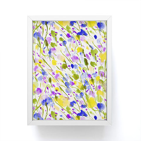 Jacqueline Maldonado Wild Nature Yellow Framed Mini Art Print
