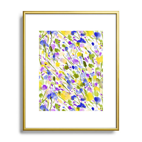 Jacqueline Maldonado Wild Nature Yellow Metal Framed Art Print