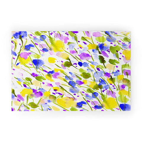 Jacqueline Maldonado Wild Nature Yellow Welcome Mat