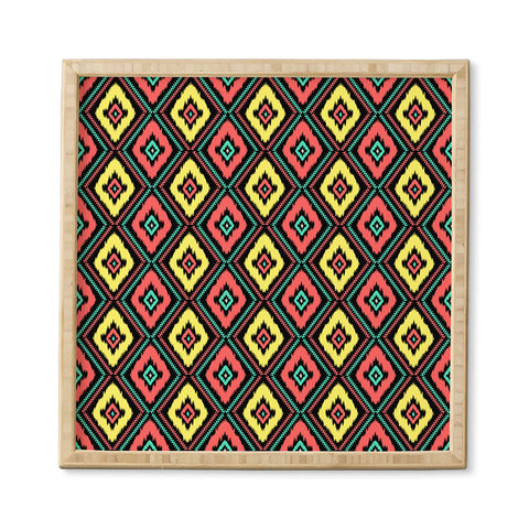 Jacqueline Maldonado Zig Zag Ikat 1 Framed Wall Art