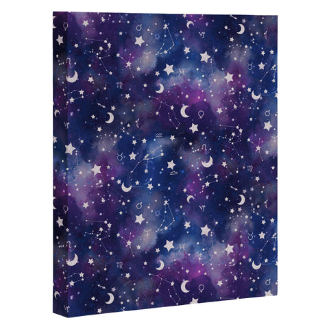 Jacqueline Maldonado Zodiac Silver Art Canvas