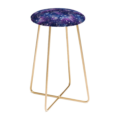 Jacqueline Maldonado Zodiac Silver Counter Stool