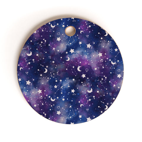 Jacqueline Maldonado Zodiac Silver Cutting Board Round