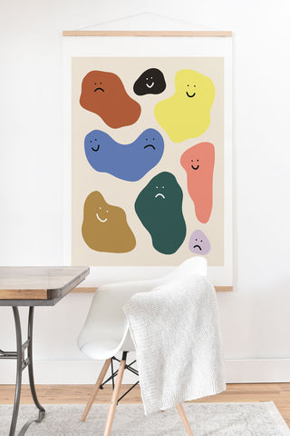 Jae Polgar Emotional Shapes Art Print And Hanger