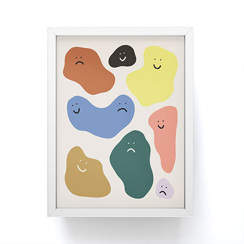 Jae Polgar Emotional Shapes Framed Mini Art Print