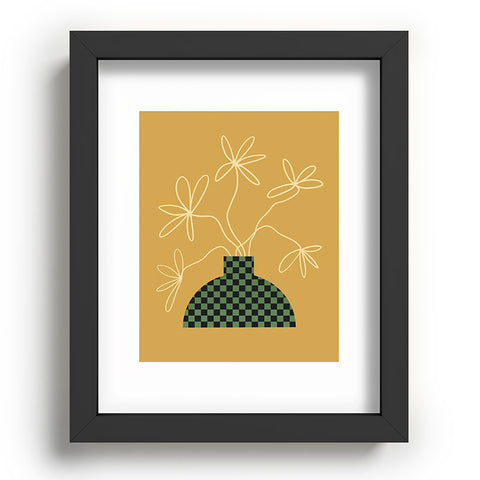 Jae Polgar Floral Vase Recessed Framing Rectangle