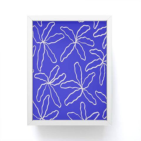 Jae Polgar Party Blue Framed Mini Art Print