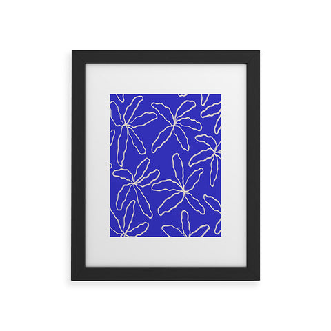 Jae Polgar Party Blue Framed Art Print